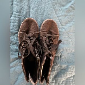 Kids zip up vans skateboard shoes